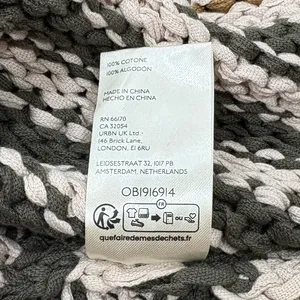 Free People Portland Striped Pullover Sweater NWT Size Small Neutral thumbnail 6