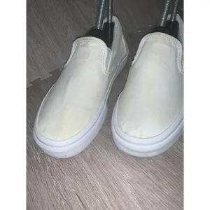 Vans Classic Slip-On‎ Unisex Shoes White Women's Size 6 Casual Skate Sneakers thumbnail 2