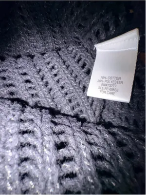 APT. 9 Black Knit Cut-out Sweater Swim Coverup Size XL thumbnail 5