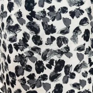 The Limited‎ Shirt Dress Women XS Black White NO BELT Abstract Print 3/4 Sleeve thumbnail 13