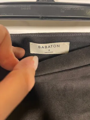 Aritzia Babaton Womens Cantina Suede Black Mini Skirt 2/Xs thumbnail 5