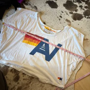 AVIATOR NATION‎ Sleeveless Boyfriend Tee Shirt Top Size 6 thumbnail 8