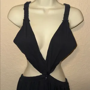 FP beach free people Cutout Maxi jumpsuit size large thumbnail 2