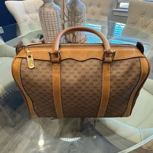 Gucci Brown Monogram Tote Bag thumbnail 2