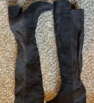 SHEIN Black Over the Knee Boots thumbnail 1