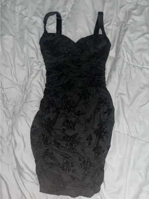 Windsor Chic Aura Floral Velvet Burnout Mini Dress thumbnail 3