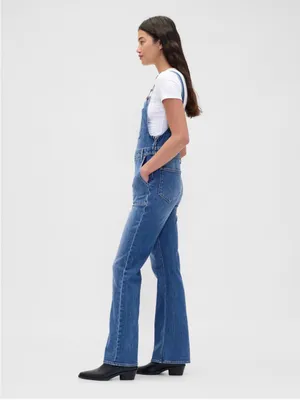 GAP Long & Lean Denim Overalls Blue Organic Cotton Casual Women's Size S NWOT thumbnail 13