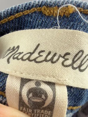 Madewell The Denim Emmett Short: Patch Pocket Edition in Blue Size‎ 26 thumbnail 9