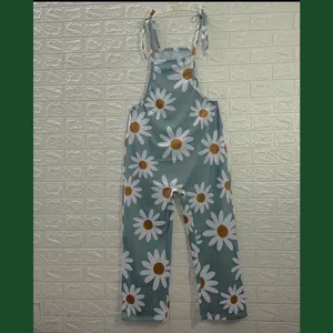 Overalls Harem Pants Adjustable Strap Ethnic Floral Jumpsuits Wild Leg XL Loose Fit Cure Rompers VTG design thumbnail 5
