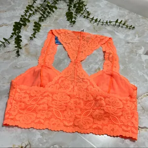 Free People‎ Intimately Galloon Lace Racerback Bralette Size Medium thumbnail 7