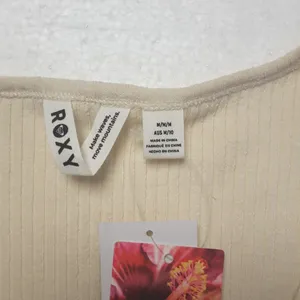 Roxy Women's Feelin Cozy Shirt in Parchment size M NWT $40 thumbnail 6