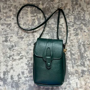 Women’s dark green shoulder crossbody bag thumbnail 2