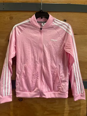 Adidas Dzzle track jacket EC9900 true pink/white tops Women Size M thumbnail 1