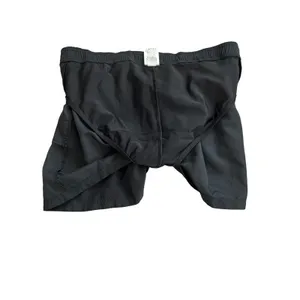 Lands End Black Swim Skort Size 10 Built-in Brief Active Water Skirt Pocket thumbnail 5