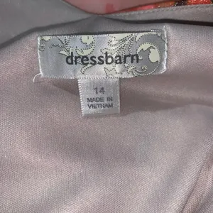 Dressbarn Y2K Chiffon Draped Midi Dress size 14 Pink Floral Silky 2000's thumbnail 13