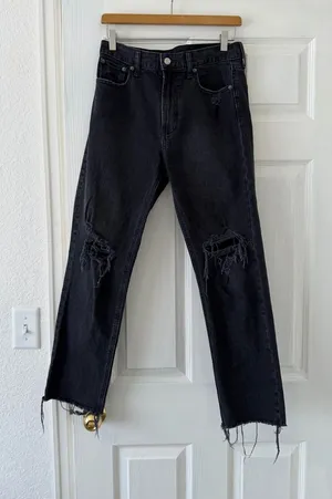 GAP High Rise Cheeky Straight Jeans thumbnail 1