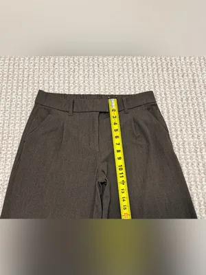 American Eagle wide leg trouser dress pants size 10 brown thumbnail 6