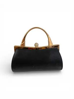 black clutch • wedding bag • evening purse thumbnail 5