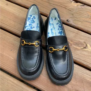 Modern chunky sole loafers 🖤🖤 Black Size 7 thumbnail 1