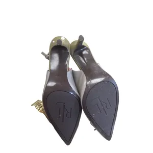 Lauren Ralph Lauren Womens Gray-Green Heels Size 9.5B SKU 8244 thumbnail 9