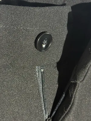 Zara Black Cargo Pants with Side Pockets thumbnail 3