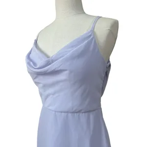 Revelry Nadia Chiffon Dress Light Lavender Size 8 NWT Bridesmaid Wedding Guest thumbnail 4