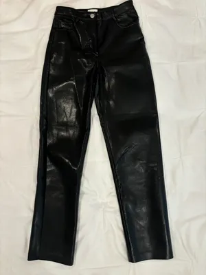Aritzia Melina Super High Rise leather pants thumbnail 3
