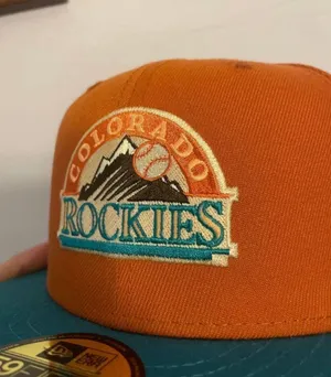New Era Myfitteds Colorado Rockies 1998 ASG “Mesa Verde NP inspired size 7 1/8 brand new very rare thumbnail 2