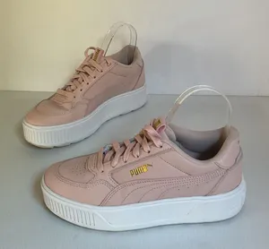 PUMA Karmen Rebelle Women’s Sneakers Pink Gold Platform Shoes Size 6.5 thumbnail 1