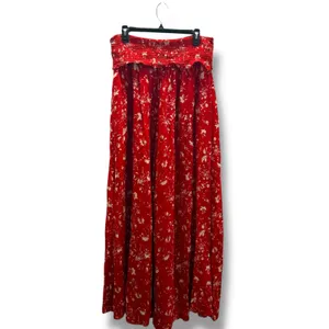 Free People Color Colour‎ My World Jumpsuit Red Floral Beige READ PLEASE Pants thumbnail 6