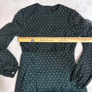 Ted‎ Baker London Kobie Heart Dot Chiffon Long Sleeve Minidress Sheer Chiffon thumbnail 11