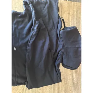 Alo Yoga Bae Cropped Hoodie Black Size XS thumbnail 3