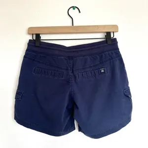 Vintage Y2K Unionbay 100% Cotton Cargo Shorts S Low Rise Navy Utility Gorpcore thumbnail 8