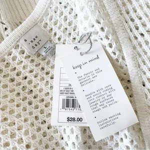 NWT A New Day Cardigan Ivory Open Knit Button Front Size L thumbnail 8