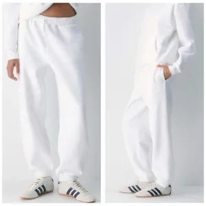 Aritzia TNA Cozy Fleece Mega Sweatpants Size Small White Jogger thumbnail 3