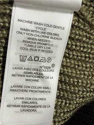 Lauren Ralph Lauren Cable-Knit Cotton-Blend Sweater size XL olive fern thumbnail 10
