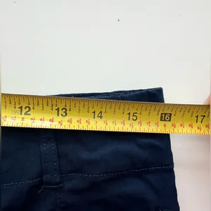 Anthropologie Maeve The Collette wide leg pants Linen blend crop navy blue 33 thumbnail 6