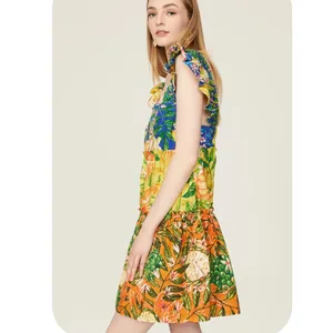Farm Rio Colorful Caipirinha Mini Dress NWT Size M thumbnail 6