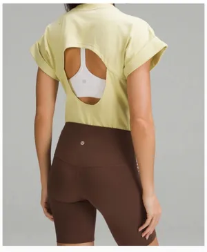 Lululemon Heavyweight Cotton T-Shirt Bodysuit Finch Yellow thumbnail 2