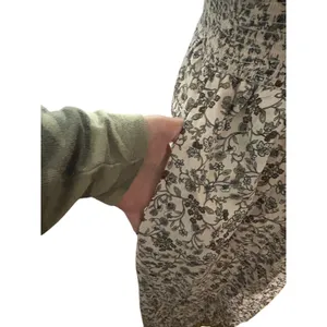 Old Navy brown floral maxi dress flattering Small Flowy thumbnail 7