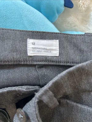 GAP Straight-Leg Pants in Charcoal thumbnail 4