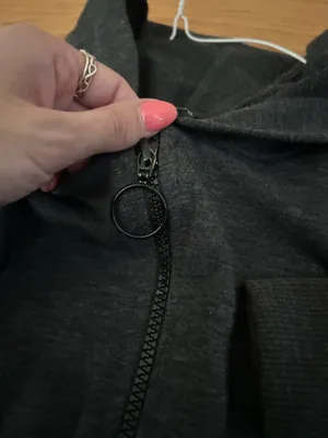 American Eagle Studio Cropped Zip Up thumbnail 3
