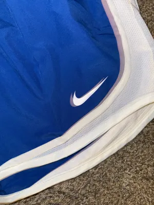 Nike Tempo Dri-FIT Athletic Running Shorts Blue/White thumbnail 3