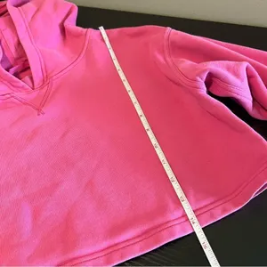 Lululemon All Yours Cropped Hoodie Pink‎ Women’s 6 thumbnail 11