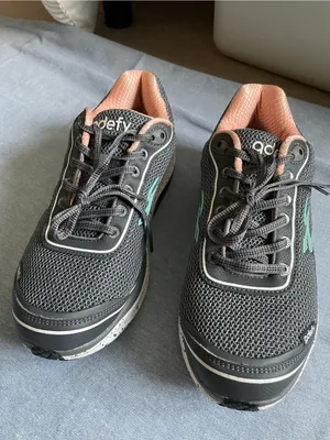 Women Gravity Defyer GraySalmon Mighty Walk Shoes Size 9 Rolling Forefoot Verso thumbnail 5
