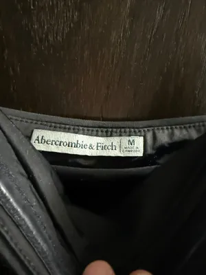 Abercrombie Black Sequin Tube Top thumbnail 2