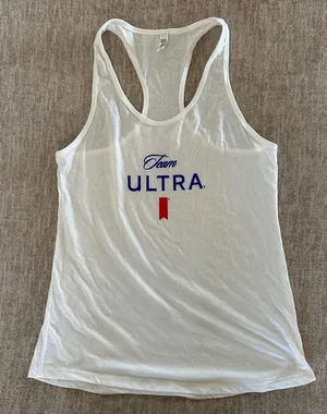 Women’s large Michelob ultra tank top White thumbnail 1