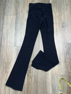 Zara Black Boot-Cut Flare Pants thumbnail 7