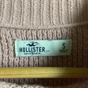 Hollister Easy Cozy Waffle Mock- Neck Sweater (Sz S) Dusty Pink Rose Chenille thumbnail 5