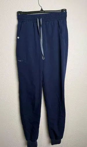 Figs Women Size XS Technical Collection Navy Blue Scrub Joggers thumbnail 1